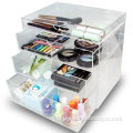 Manufacturers china clear 4 drawers acrylic jewelry display box